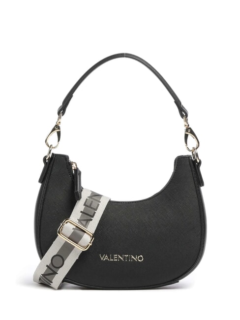 MARIO VALENTINO ZERO RE Shoulder bag with logoed shoulder strap black - Women’s Bags