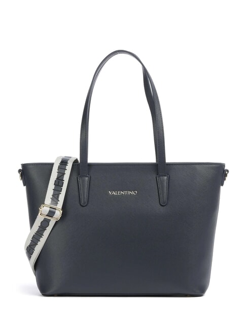MARIO VALENTINO ZERO RE Shopping bag with logo shoulder strap midnight blue - Women’s Bags