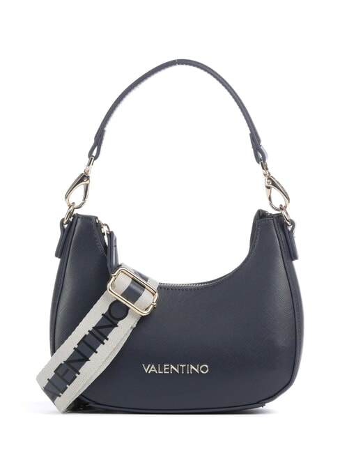 MARIO VALENTINO ZERO RE Shoulder bag with logoed shoulder strap midnight blue - Women’s Bags