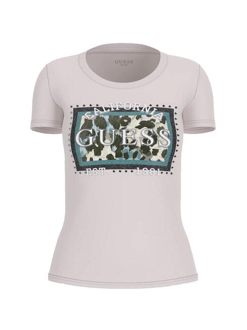 GUESS ANIMALIER  T-shirt muted stone - T-shirt