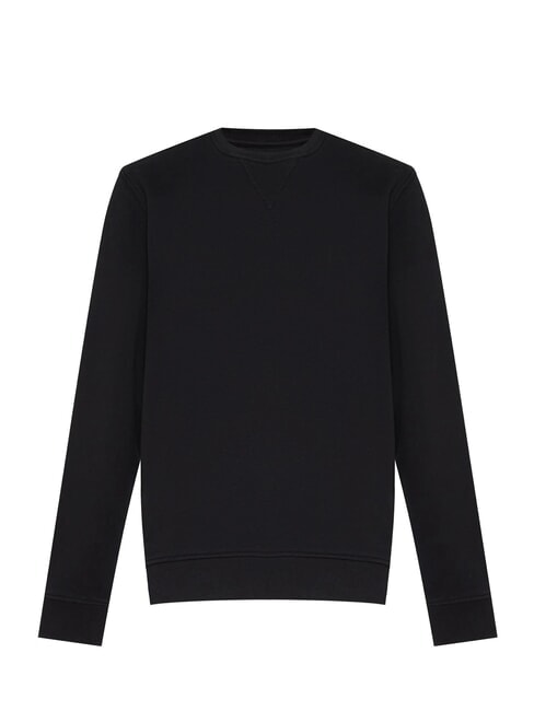 GUESS EMBRO ON SLEEVE  Cotton blend sweatshirt jetbla - Sweatshirts