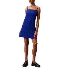 CALVIN KLEIN CK JEANS Short dress with thin straps - Woman Clothes