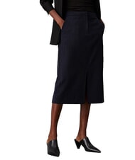 CALVIN KLEIN CK Pinstriped midi skirt - Women's Skirts