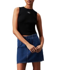 CALVIN KLEIN CK JEANS Ribbed tank top - T-shirt