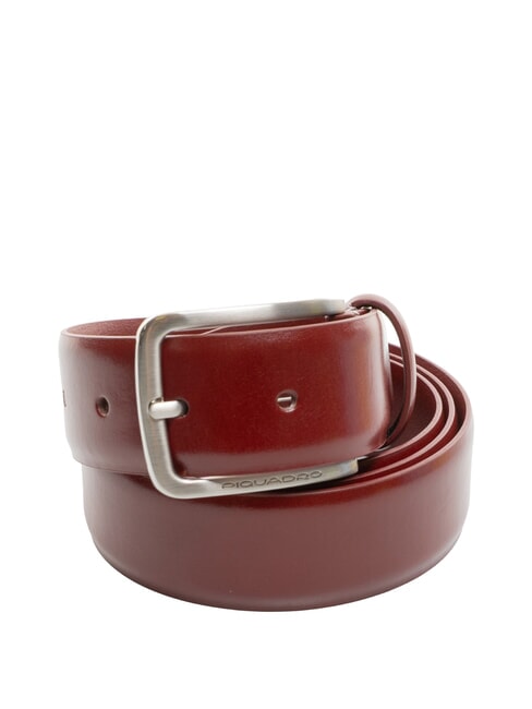 PIQUADRO belt C56, in leather, can be cut to size red 3 - Belts