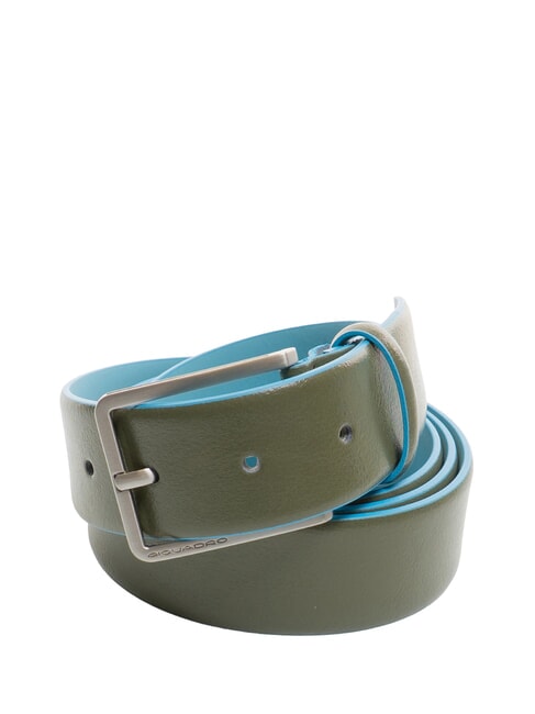 PIQUADRO BLUE SQUARE Belt can be shortened to measure GREEN - Belts