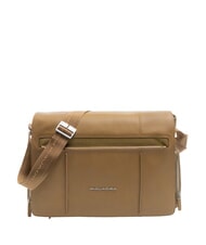 PIQUADRO LINK 5 Messenger for PC 15 " sand - Work Briefcases - 1