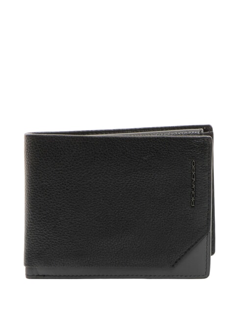 PIQUADRO TALLIN Leather wallet Black - Men’s Wallets