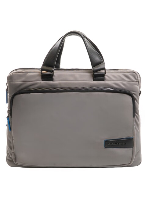 PIQUADRO PQ-RY Slim 14" laptop briefcase Grey - Work Briefcases