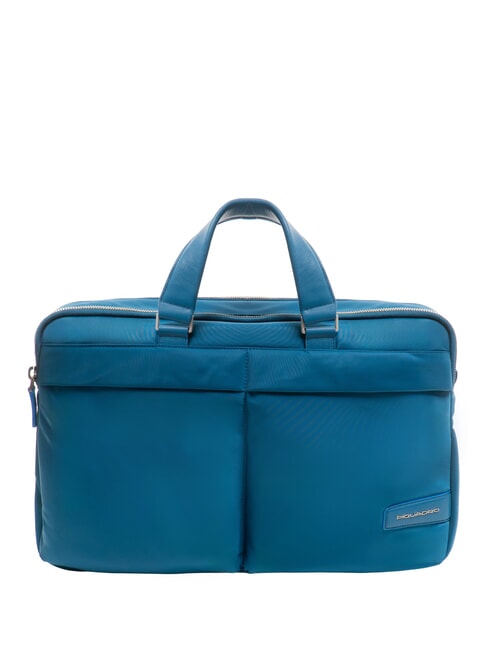 PIQUADRO PQ-RY 15.6" Laptop Briefcase teal - Work Briefcases