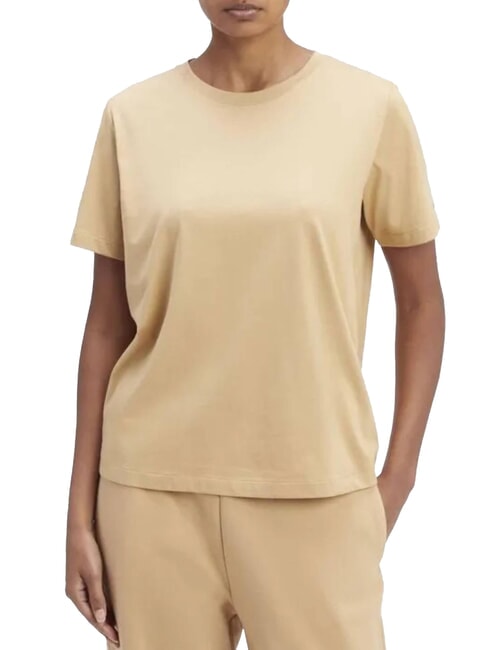 CALVIN KLEIN CK Short-sleeved crew neck T-shirt iced coffee - T-shirt
