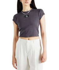 CALVIN KLEIN CK JEANS Short-sleeved cropped T-shirt - T-shirt