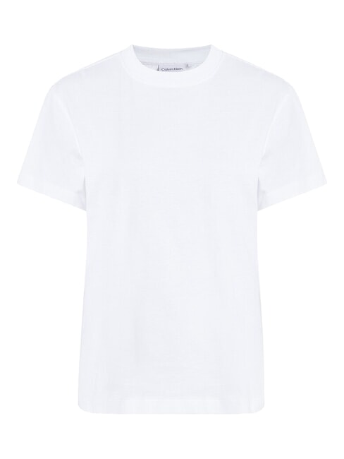 CALVIN KLEIN CK Short-sleeved T-shirt with cut-out back bright white - T-shirt