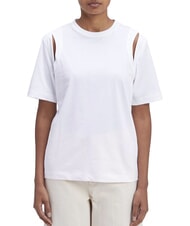 CALVIN KLEIN CK Short-sleeved cut-out T-shirt - T-shirt