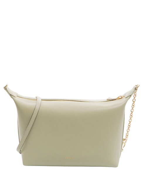FURLA NUVOLA Mini leather shoulder bag light sage - Women’s Bags