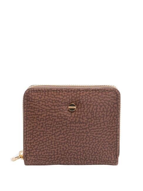 BORBONESE CLASSICA  Medium zip around wallet hazelnut - Duffle bags