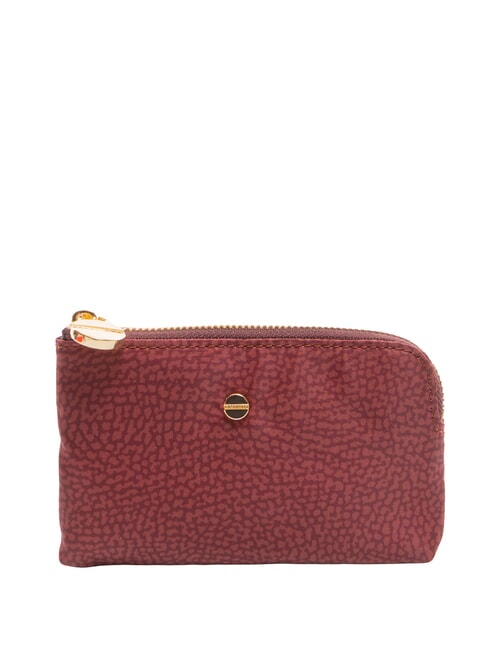 BORBONESE CLASSICA Coin case with key ring merlot - Key holders