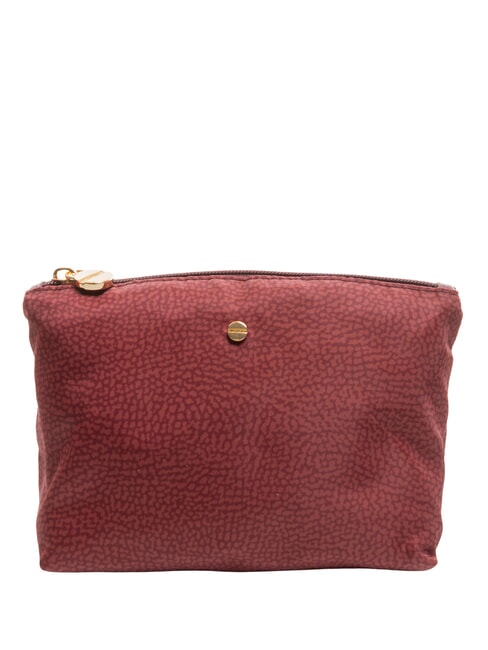 BORBONESE CLASSICA POUCH MEDIUM Beauty merlot - Sachets & Travels Cases
