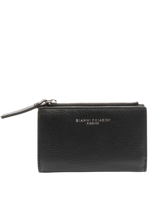 GIANNI CHIARINI GRANA DOLLARO  Small leather wallet Black - Women’s Wallets