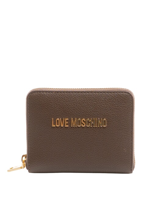 LOVE MOSCHINO LETTERING Zip-around wallet I'm afraid - Women’s Wallets