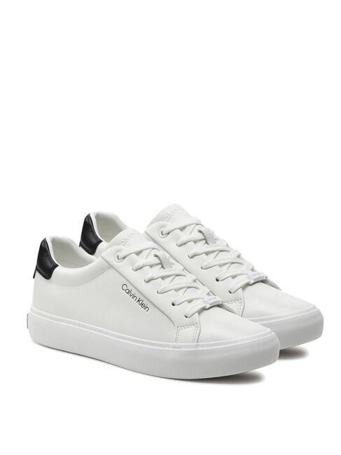 CALVIN KLEIN CK Leather sneakers white/black - Women’s shoes