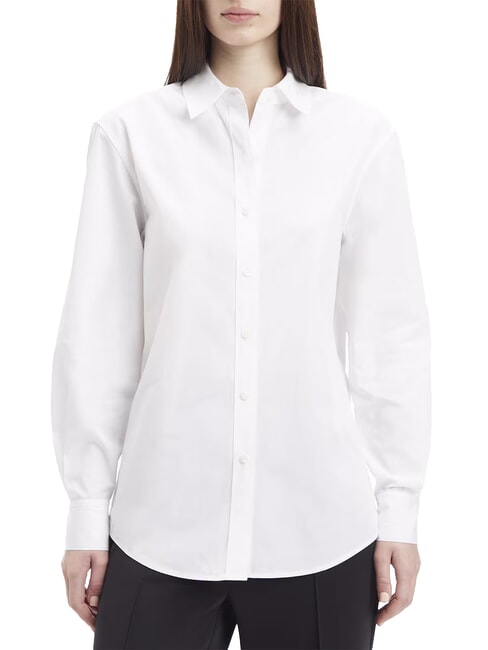 CALVIN KLEIN CK Relaxed fit long-sleeved shirt bright white - Shirts