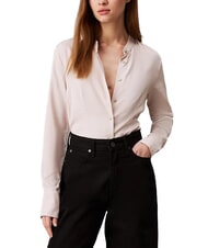 CALVIN KLEIN CK Long-sleeved viscose shirt - Shirts