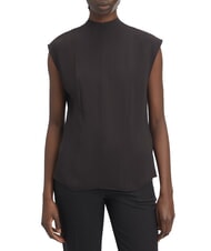CALVIN KLEIN CK Short-sleeved viscose blouse shirt - Shirts