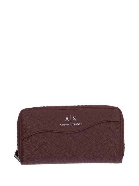 ARMANI EXCHANGE A|X Large zip around wallet groove - Women’s Wallets