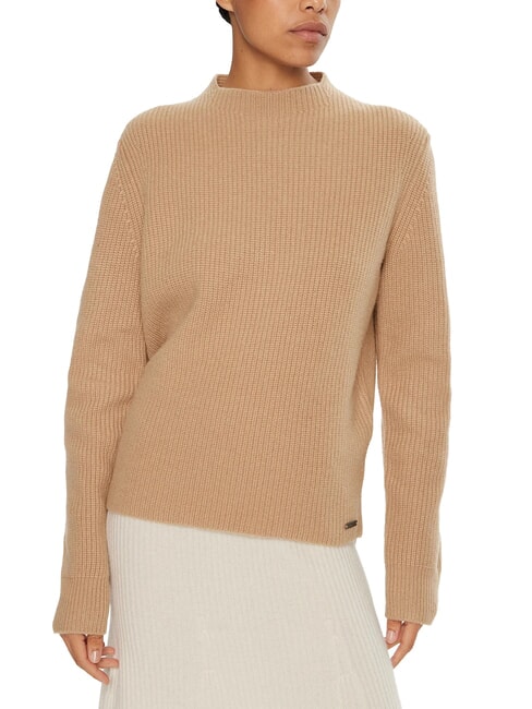 CALVIN KLEIN CK Relaxed fit wool sweater amphora - Women's Sweaters