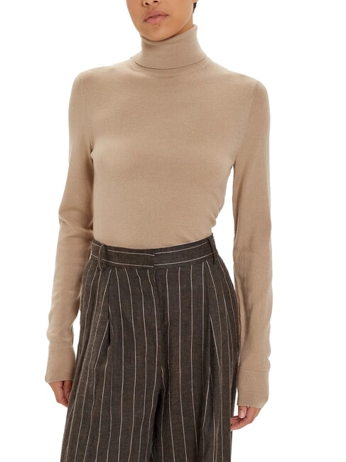 CALVIN KLEIN CK Slim-fit wool turtleneck sweater amphora - Women's Sweaters