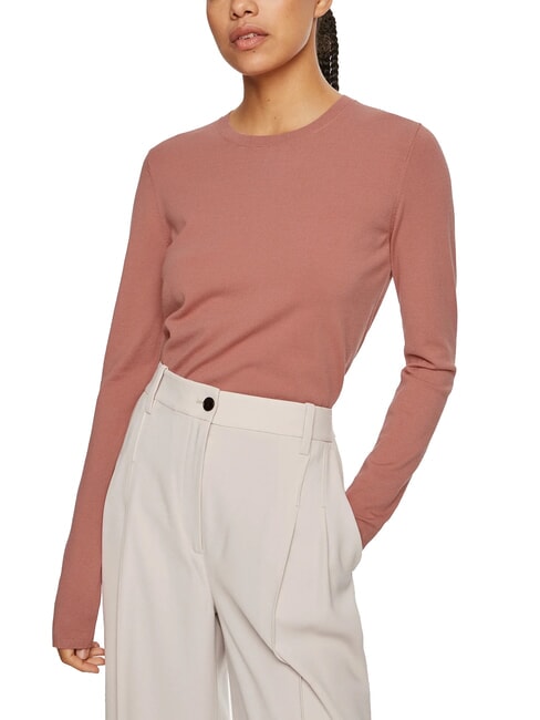 CALVIN KLEIN CK Viscose crew neck sweater mineralize - Women's Sweaters