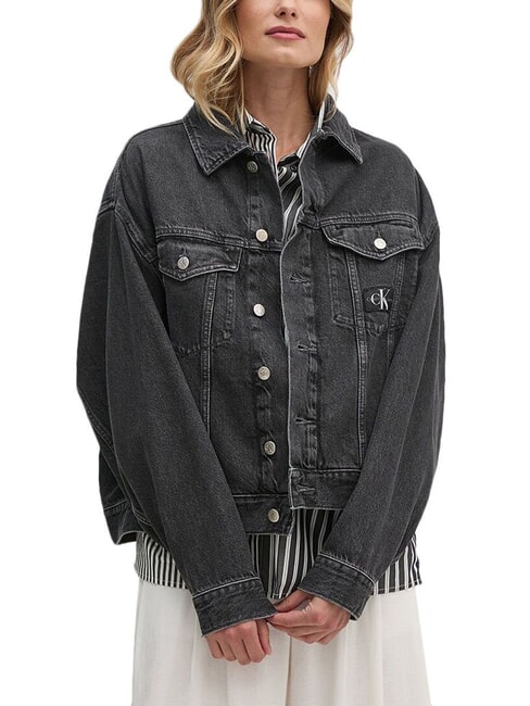 CALVIN KLEIN CK JEANS Cotton denim jacket denim grey - Women's Jackets