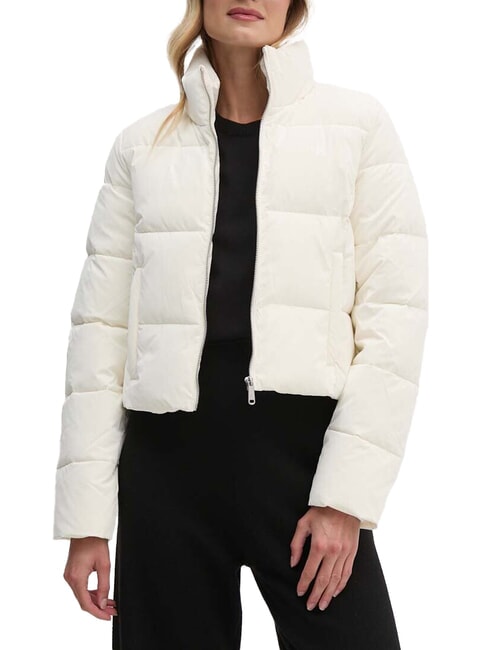 CALVIN KLEIN CK JEANS Short down jacket ivory - Women's down jackets