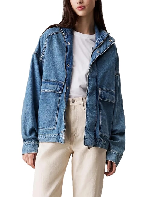 CALVIN KLEIN CK JEANS Relaxed fit denim jacket dark denim - Women's Jackets
