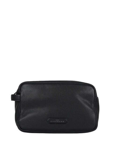 JOHN RICHMOND JR Leather Beauty Case black - Duffle bags