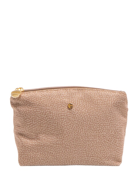 BORBONESE CLASSICA POUCH MEDIUM Beauty mauve - Sachets & Travels Cases