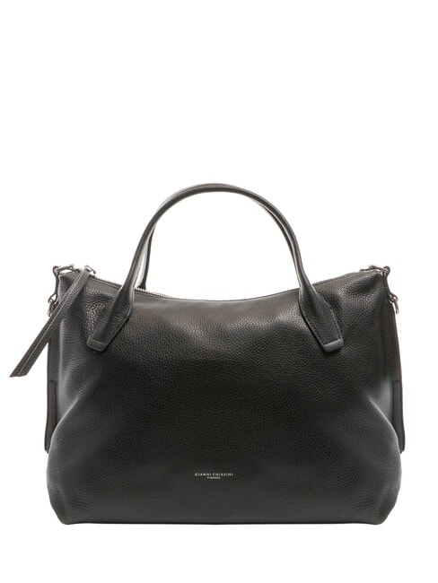 GIANNI CHIARINI VIRGINIA Soft leather shoulder bag Black - Women’s Bags