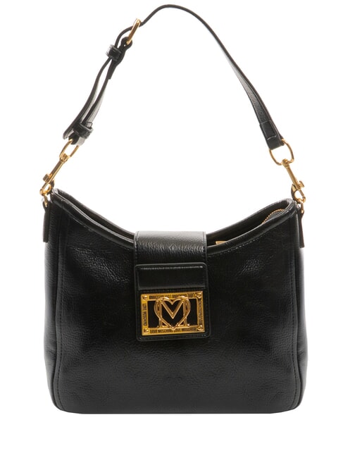 LOVE MOSCHINO LOCKED IN GOLD Shoulder bag, with shoulder strap Black - Women’s Bags