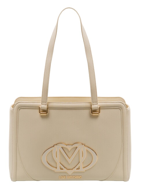 LOVE MOSCHINO LOGO  Shopping bag ivory - Women’s Bags