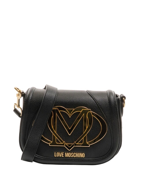 LOVE MOSCHINO LOGO  Mini shoulder bag Black - Women’s Bags