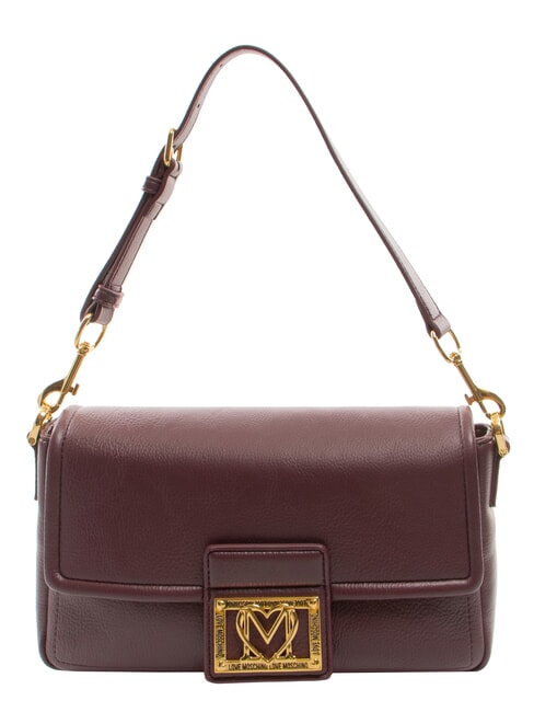 LOVE MOSCHINO LOCKED IN GOLD  Shoulder bag, with shoulder strap wine - Women’s Bags