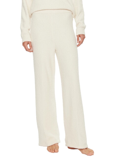 CALVIN KLEIN CK Relaxed fit pajama trousers ivory - Women's Pajamas