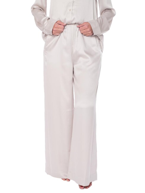 CALVIN KLEIN CK Wide satin pajama trousers cocoon - Women's Pajamas