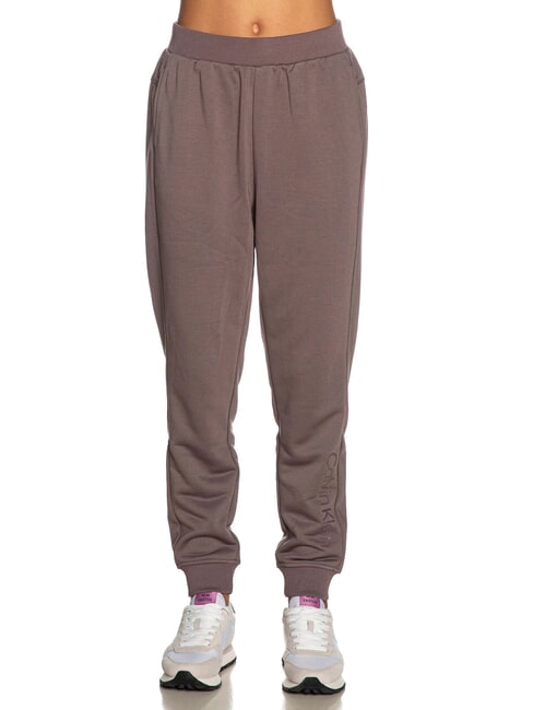 CALVIN KLEIN CK PERFORMANCE Elastic ankle tracksuit trousers sparrow - Sports suits for women