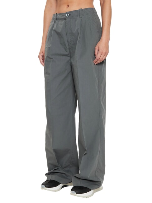 CALVIN KLEIN CK JEANS Wide-leg straight-leg chinos endless grey - Women's Pants