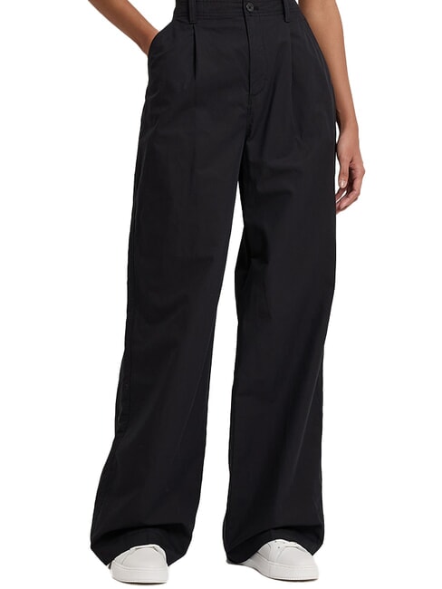 CALVIN KLEIN CK JEANS Wide-leg straight-leg chinos ck black - Women's Pants