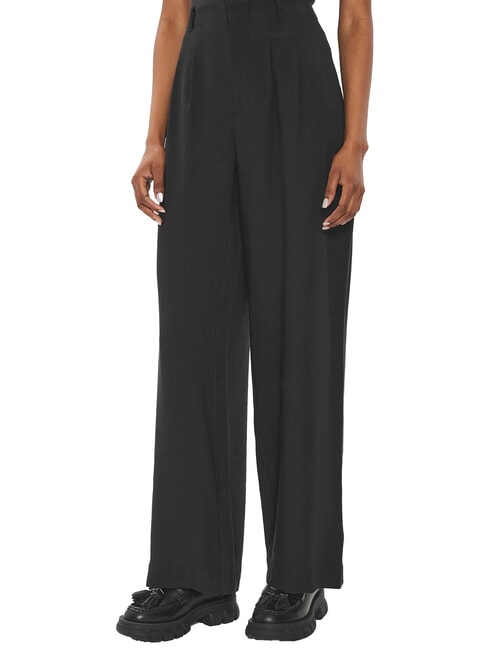CALVIN KLEIN CK JEANS High-waisted trousers with pleats ck black - Women's Pants