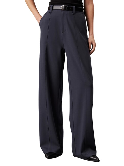 CALVIN KLEIN CK JEANS Wide-leg jersey trousers ebony - Women's Pants