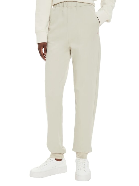 CALVIN KLEIN CK JEANS Cotton sweatpants pelican - Sports suits for women